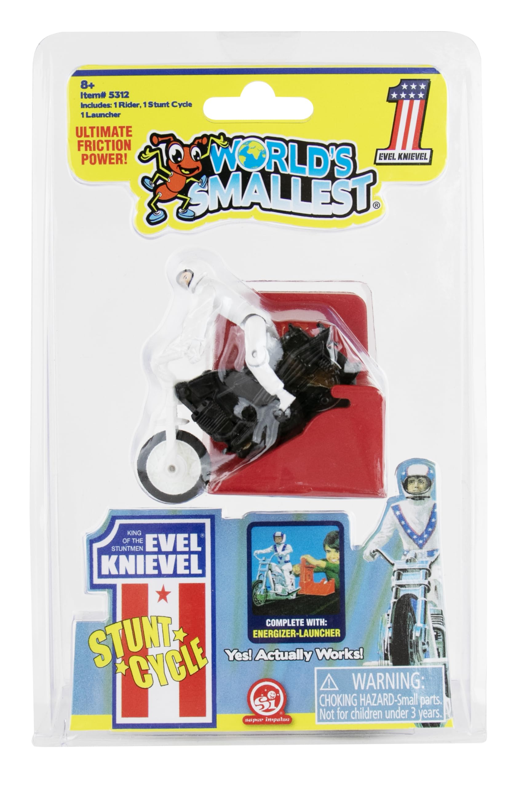 Amazon.com: World's Smallest Evel Knievel Miniature Classic Wind